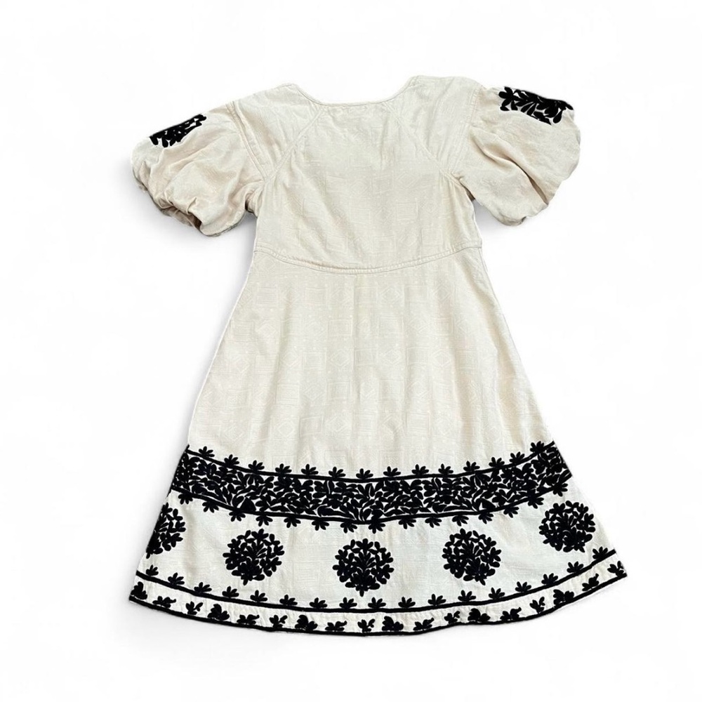 Anthropologie Orla Embroidered Mini Dress Boho - Picture 4 of 10